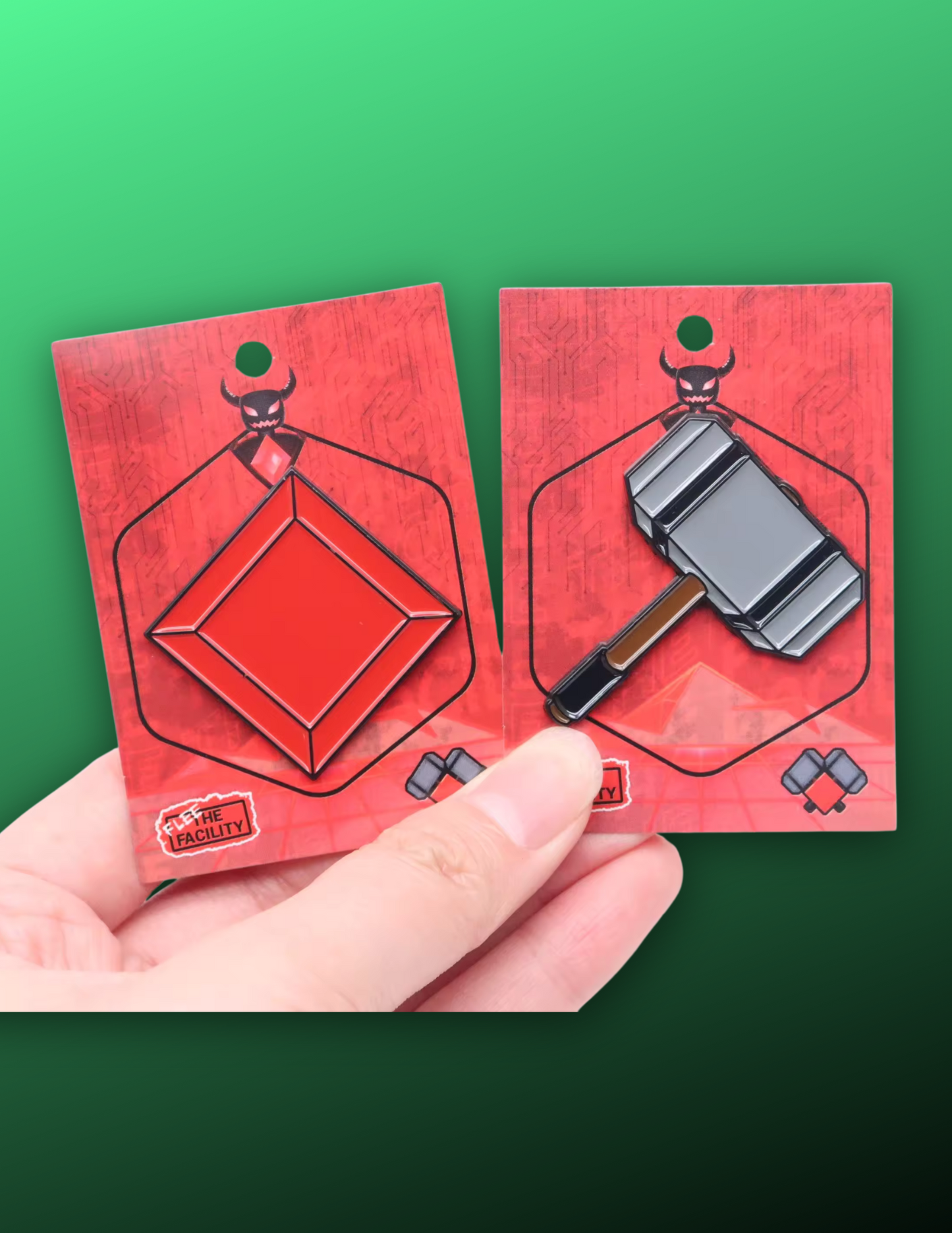 Gem & Hammer Pin Pack