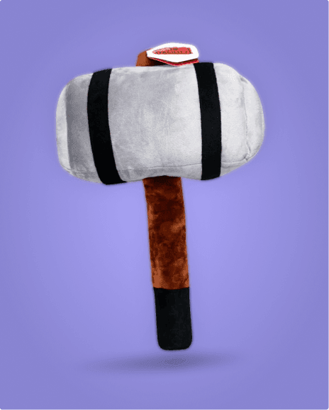 Flee The Facility - Bone Crusher Hammer Plushie - Flee The Facility Store